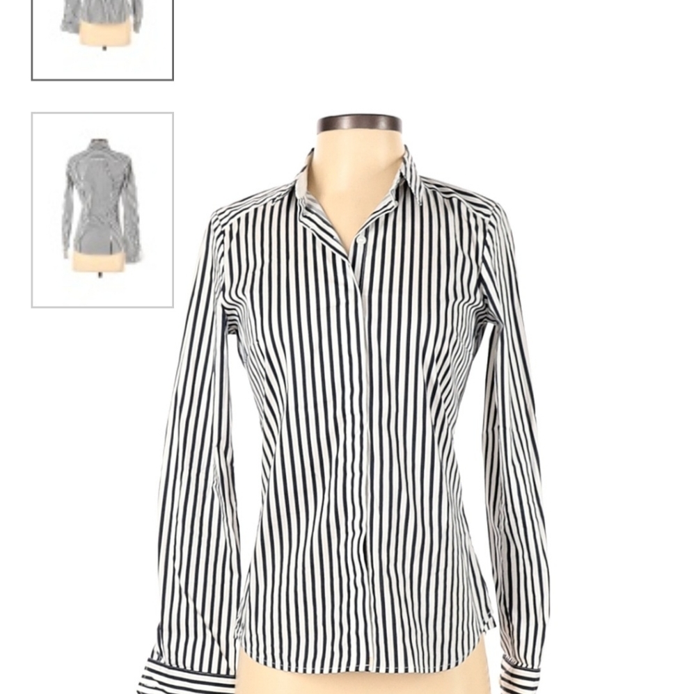 H&M Long Sleeves Button - Down Shirt Size 2